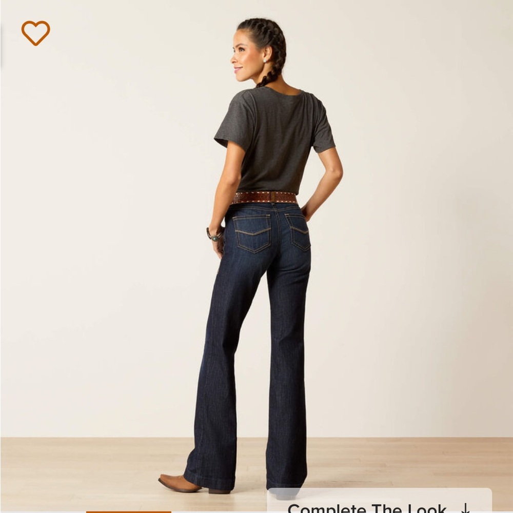 Ariat Blue Flare Wide Leg Jeans